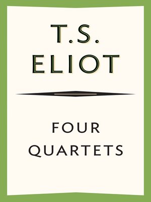 four quartets poem text